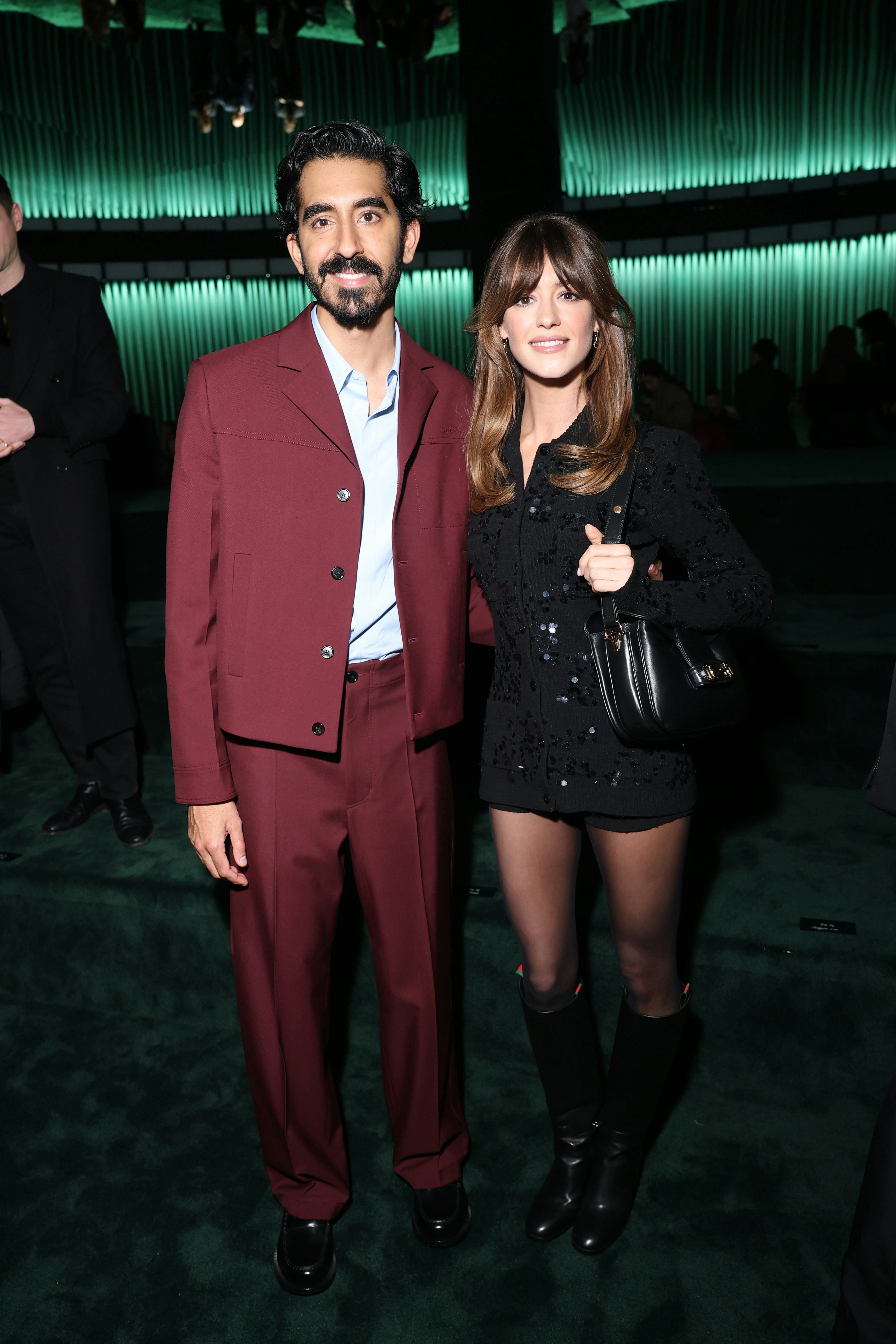 Dev Patel and Daisy Edgar-Jones attend the Gucci - Women&rsquo;s Fall/Winter 2025/2026 Fashion Show during&hellip;