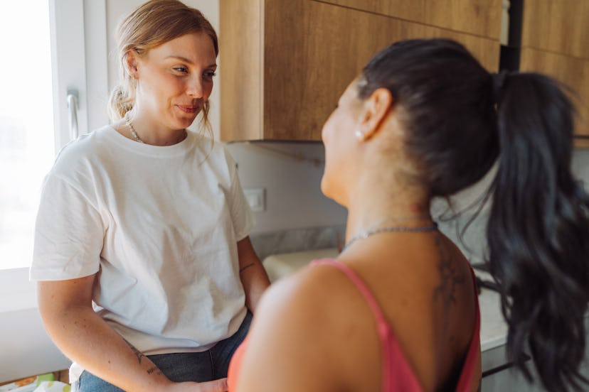 Eye contact is everything.