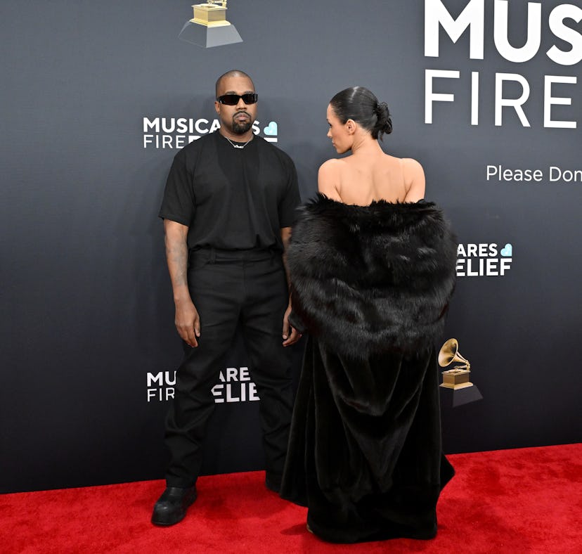 Kanye West and wife Bianca Censori were reportedly not escorted out of the Grammys despite rumors.