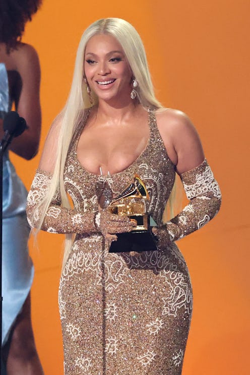 Beyoncé wore undies for the Cowboy Carter tour announcement.