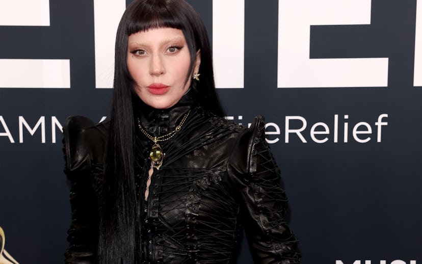 LOS ANGELES, CALIFORNIA - FEBRUARY 02: Lady Gaga attends the 67th Annual GRAMMY Awards on February 0...