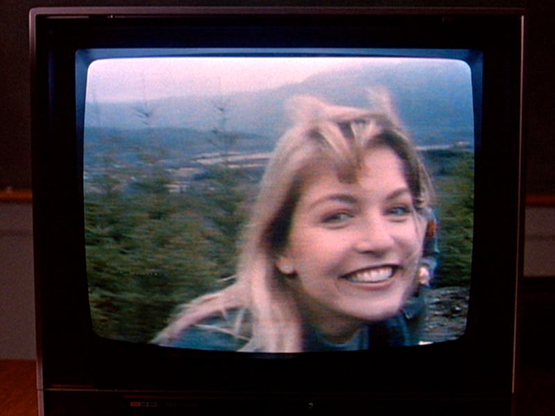 Laura Palmer, played by Sheryl Lee, appears in a video from the the pilot episode screen grab of the...