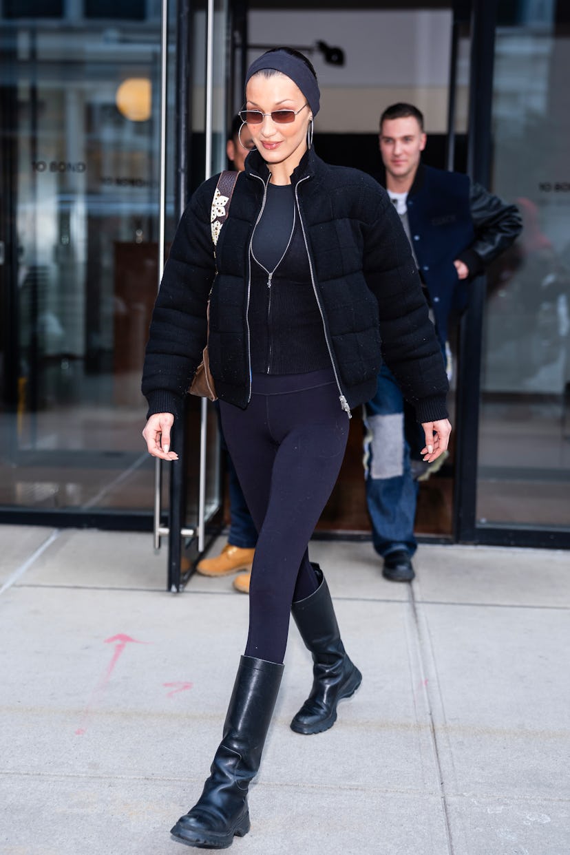 Bella Hadid is seen in NoHo on January 23, 2025 in New York City.