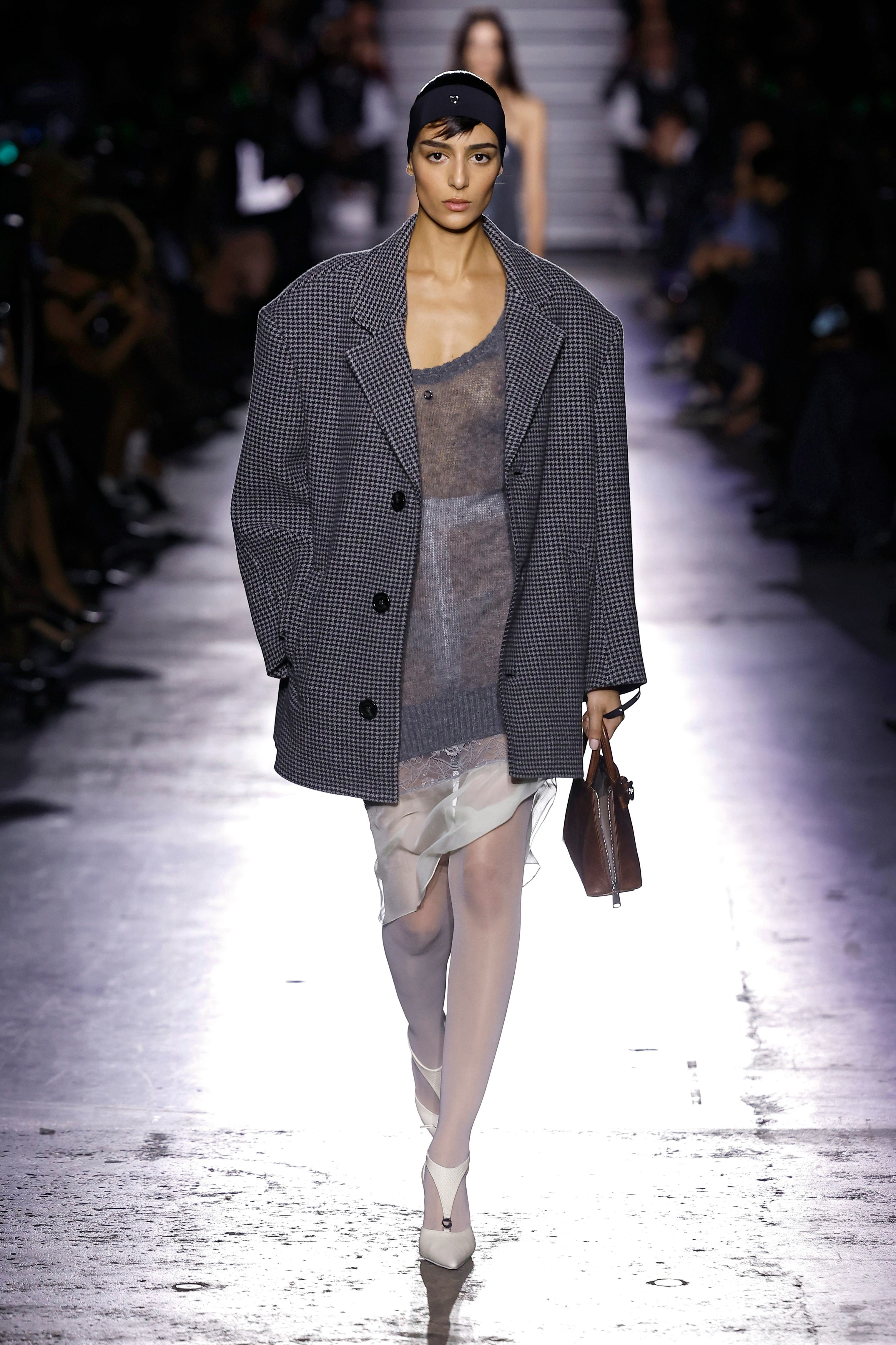 A model walks the runway during the Coperni Womenswear Fall/Winter 2025-2026 show as part of Paris F&hellip;