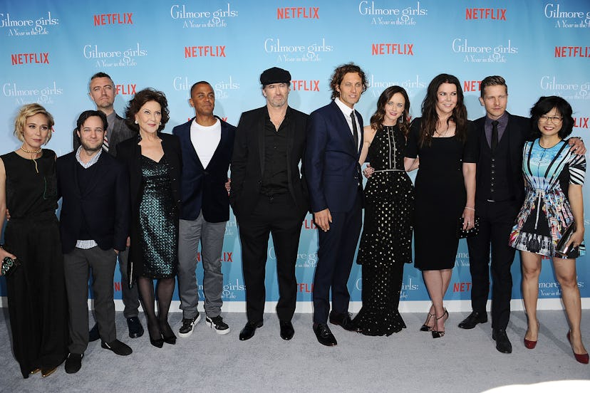LOS ANGELES, CA - NOVEMBER 18: (L-R) ‘Gilmore Girls: A Year In The Life’ Cast - Liza Well, Danny St…