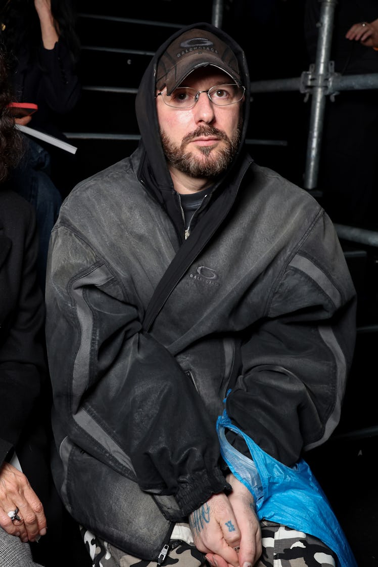 PARIS, FRANCE - JANUARY 29: Demna Gvasalia attends Vertigineux, the Valentino Haute Couture Spring-S...