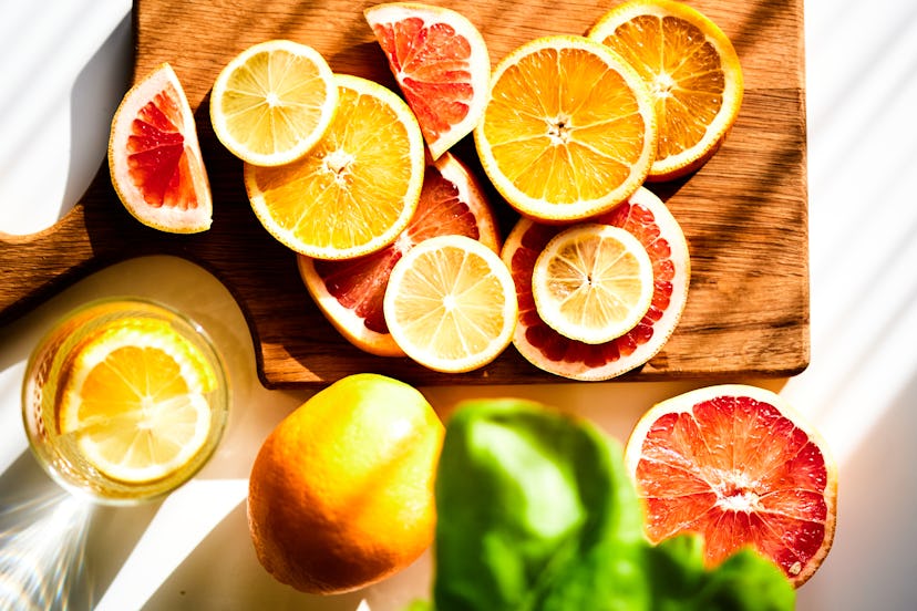 Citrus fruits, including oranges