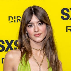 Daisy Edgar-Jones wore a green look at 'On Swift Horses' premiere at the SXSW festival.