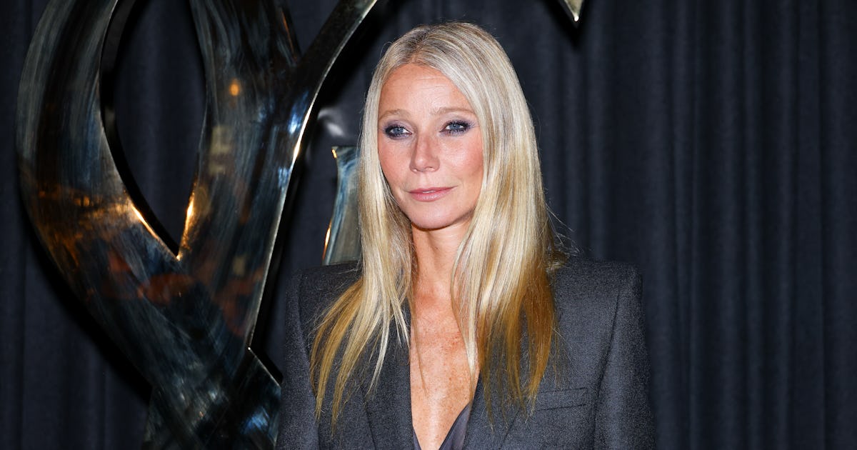Gwyneth Paltrow Wore A See-Through Top & Teeny Miniskirt On Her Latest Cover