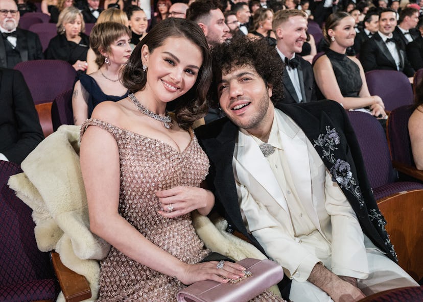Selena Gomez and Benny Blanco attend the 97th Annual Oscars
