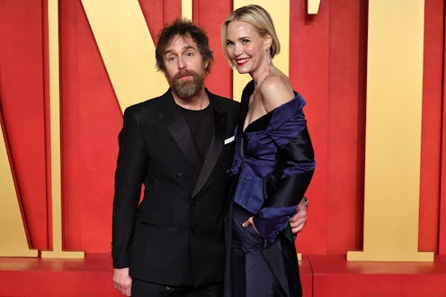 Leslie Bibb shared details on partner Sam Rockwell's 'White Lotus' role.