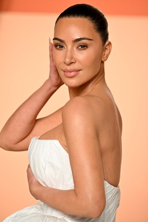 Kim Kardashian hair-embellished vest vintage Maison Margiela