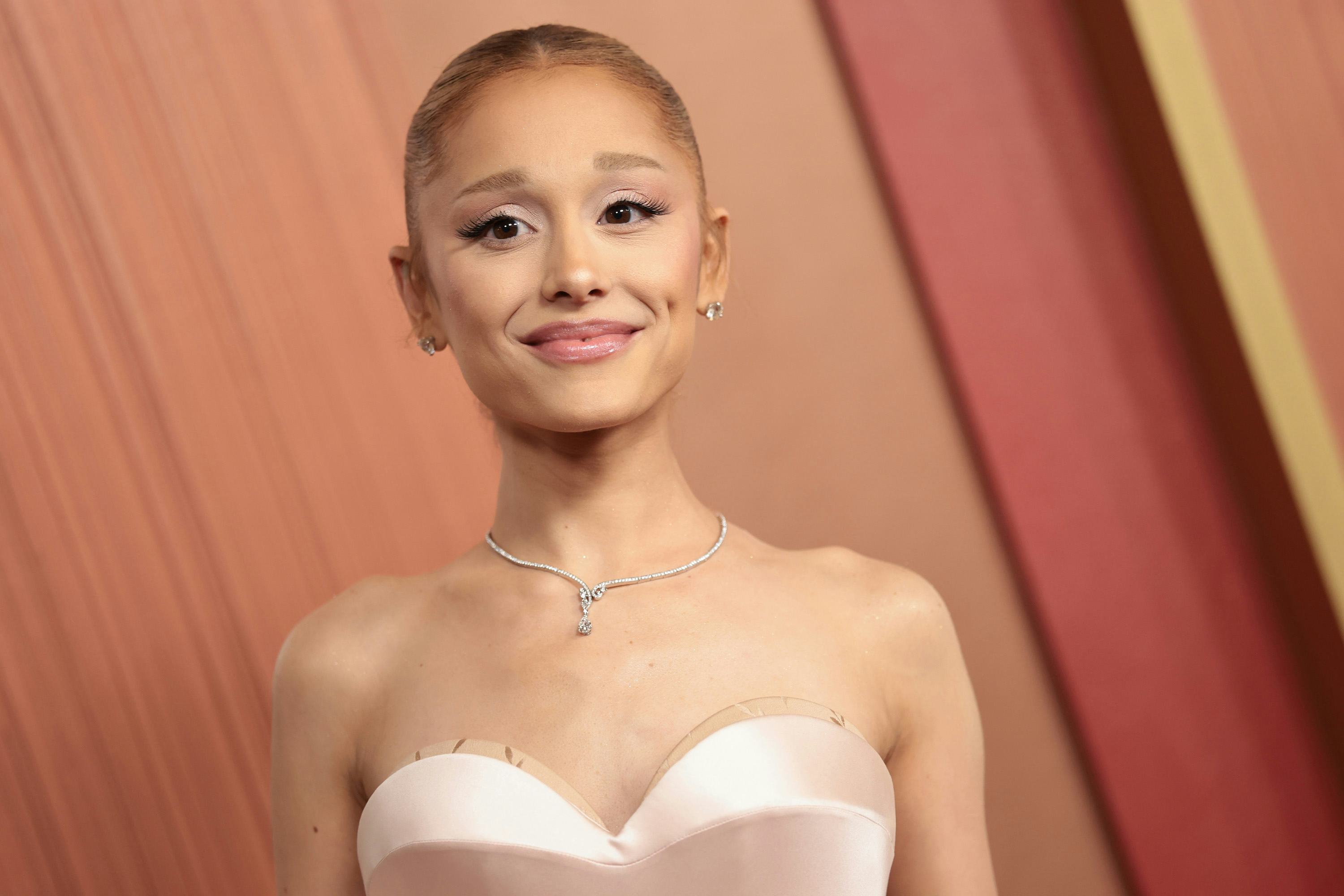 Ariana Grande attends the 97th Annual Oscars at Dolby Theatre on March 02, 2025 in Hollywood, Califo&hellip;