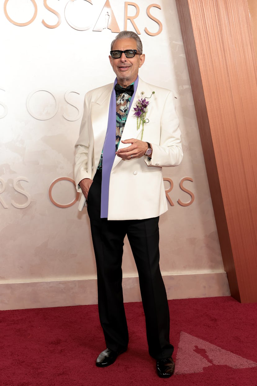 Jeff Goldblum attends the 97th Annual Oscars at Dolby Theatre on March 02, 2025 in Hollywood, Califo…