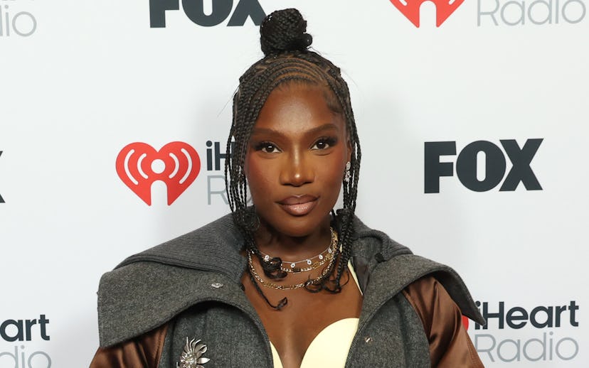 LOS ANGELES, CALIFORNIA - MARCH 17: (FOR EDITORIAL USE ONLY) Doechii attends the 2025 iHeartRadio Mu...