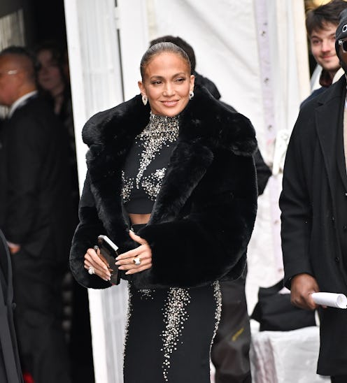 Jennifer Lopez arrives to the opening of "Othello" on Broadway at the Ethel Barrymore Theatre on Mar...