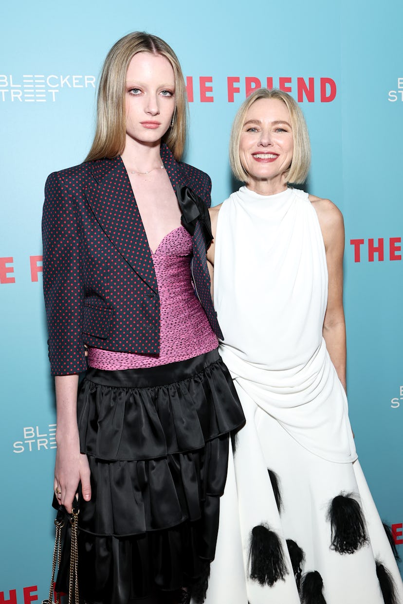 Kai Schreiber and Naomi Watts attend "The Friend" New York Premiere at iPic Theater on March 24, 202...