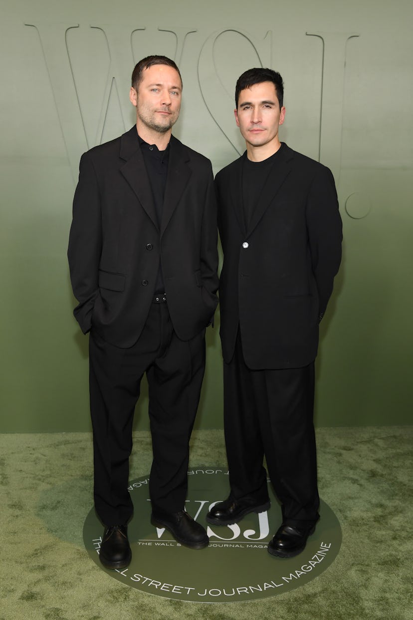 New York, New York - October 29: (LR) Jack McColough and Lazaro Hernández attend the WSJ. Magazine...