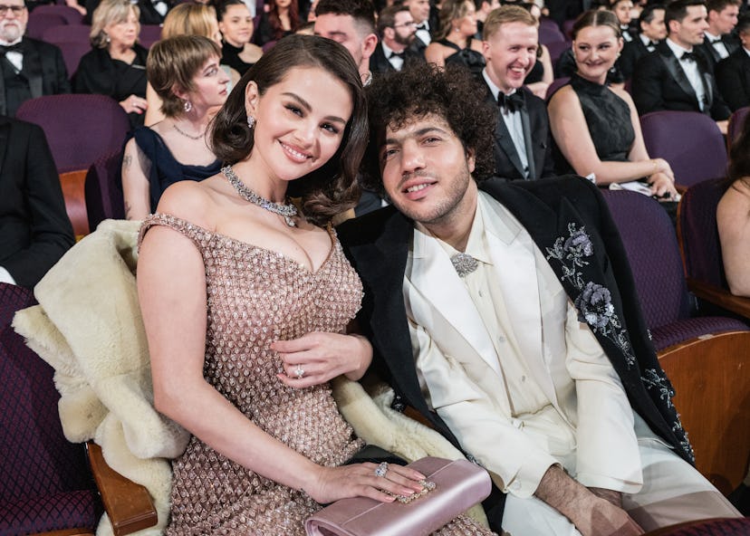 Selena Gomez and Benny Blanco attend the 97th Annual Oscars