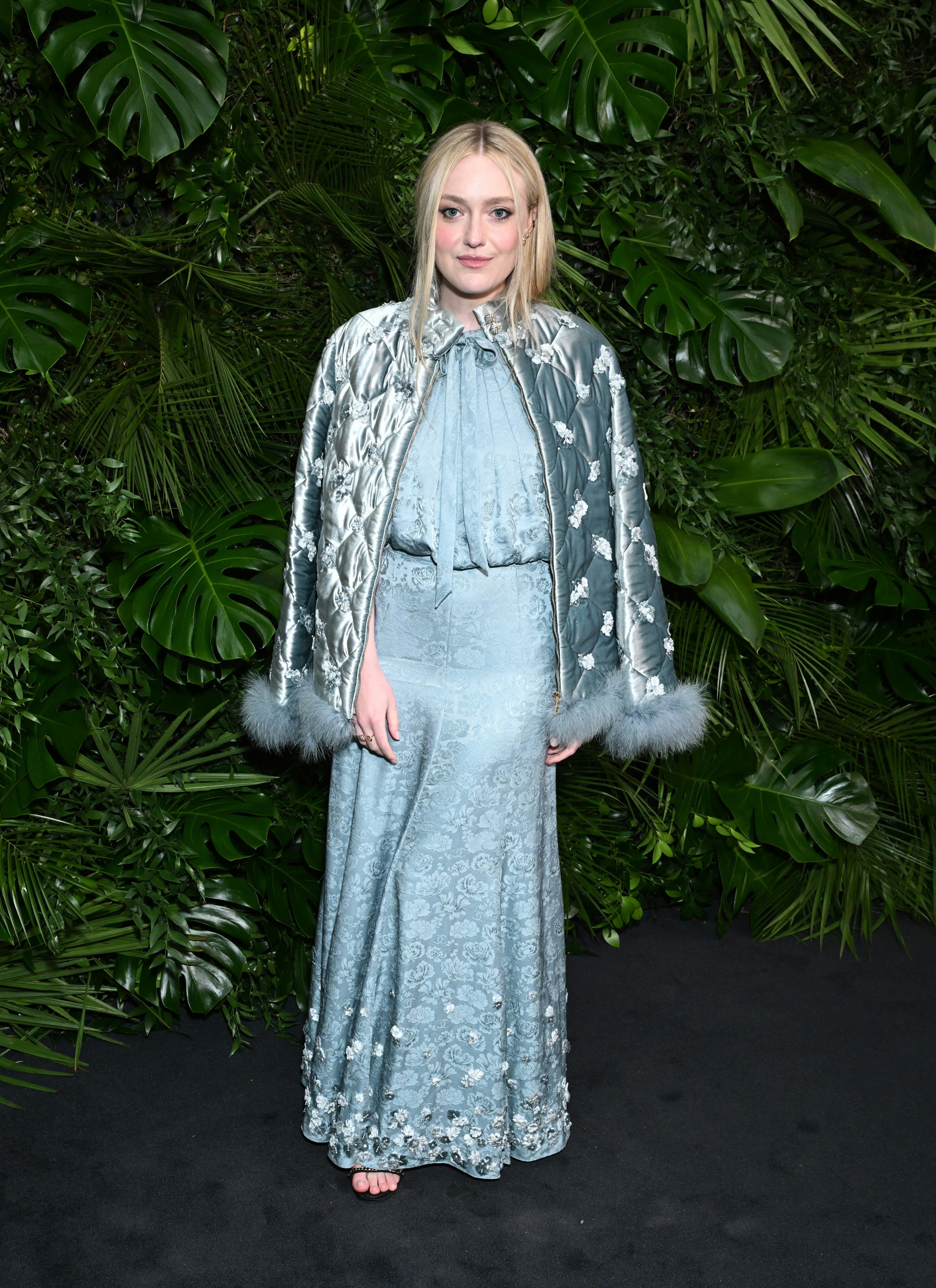 Dakota Fanning at the CHANEL and Charles Finch Pre-Oscar Awards Dinner held at The Polo Lounge on Ma&hellip;
