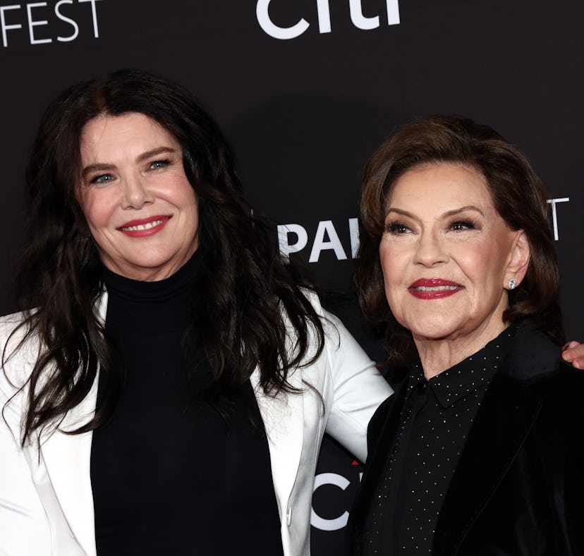Lauren Graham and Kelly Bishop discuss 'Gilmore Girls' reboot ideas at the Amy Sherman-Palladino pan...