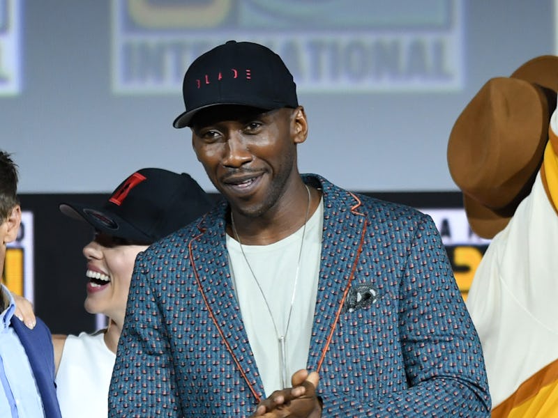 SAN DIEGO, CALIFORNIA - JULY 20: Mahershala Ali speaks at the Marvel Studios Panel during 2019 Comic...