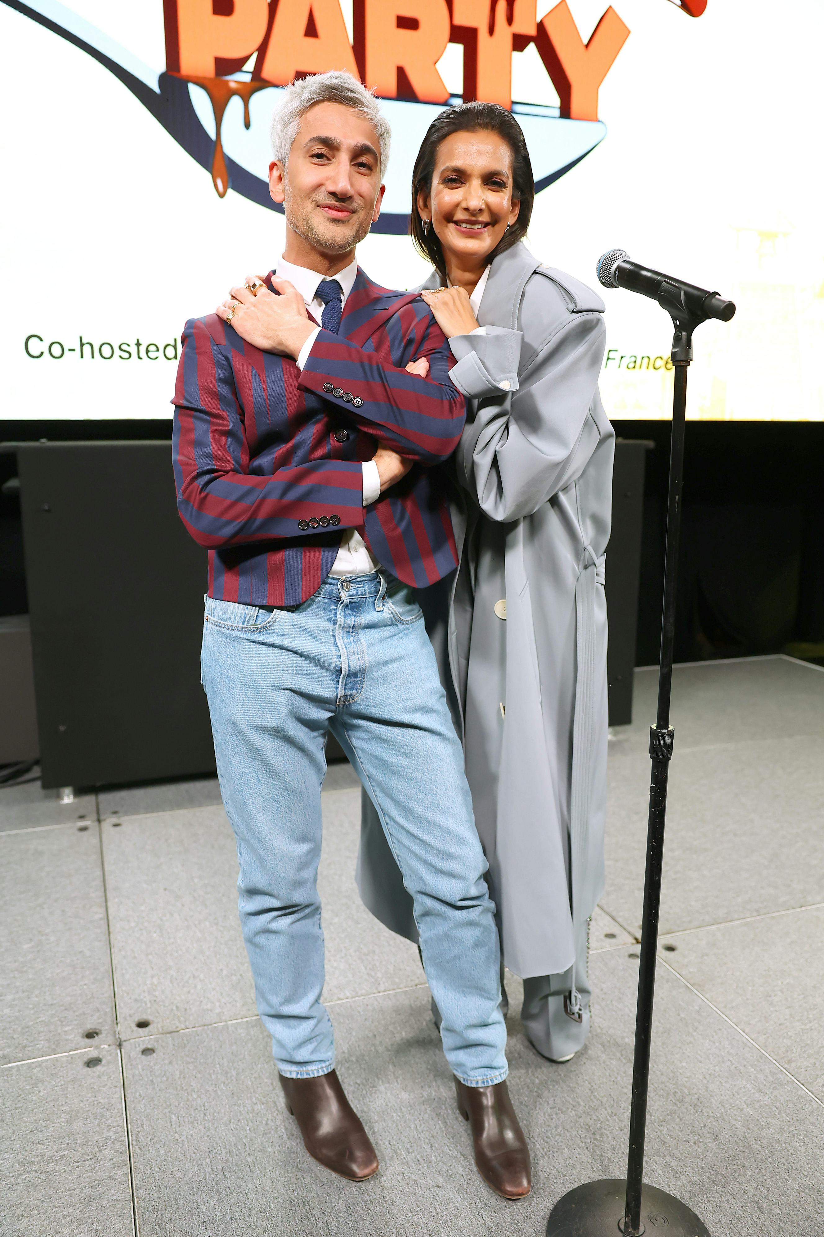 Tan France and Poorna Jagannathan at the Sundance Film Festival.