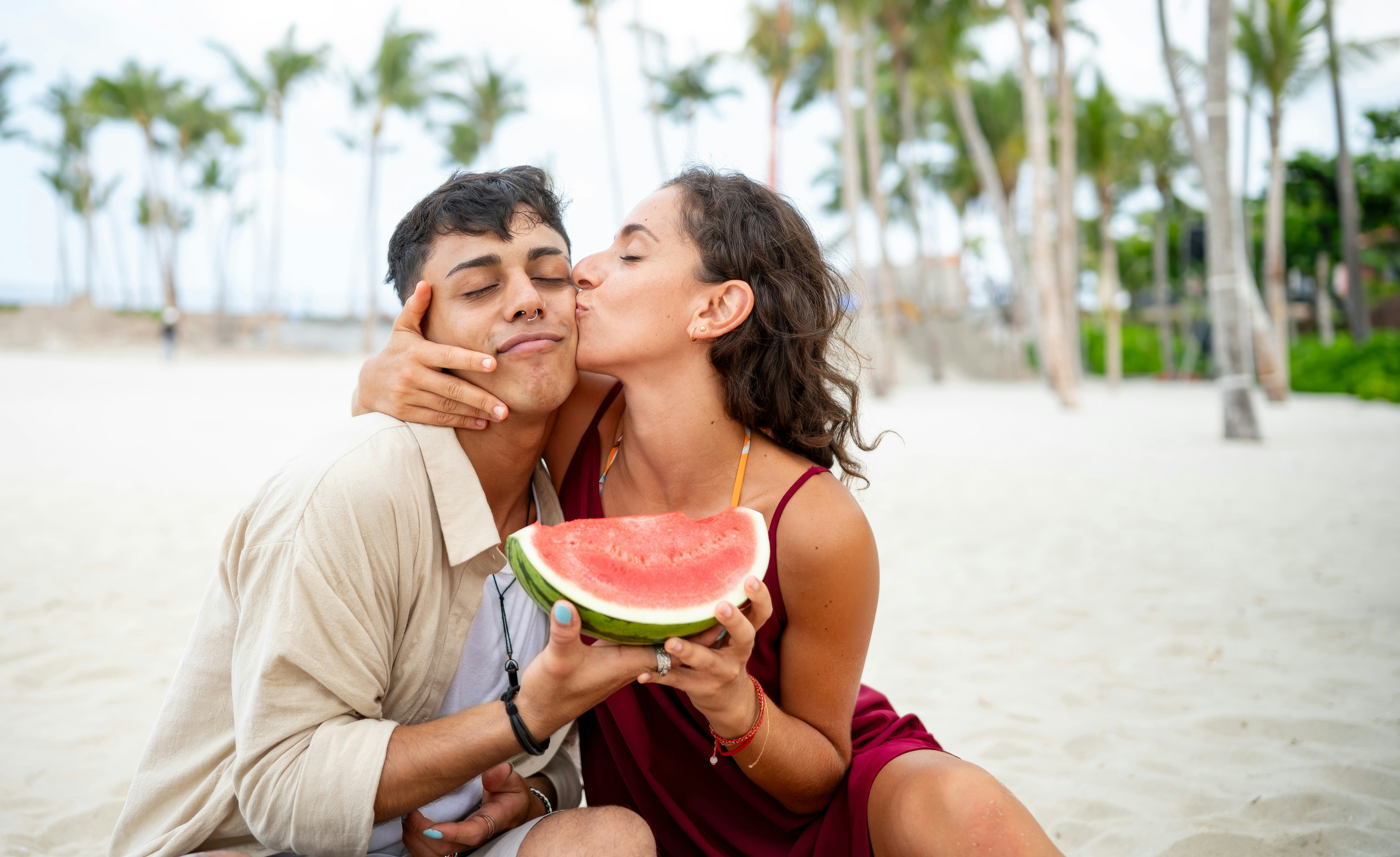 Here&rsquo;s a kiss on the cheek.