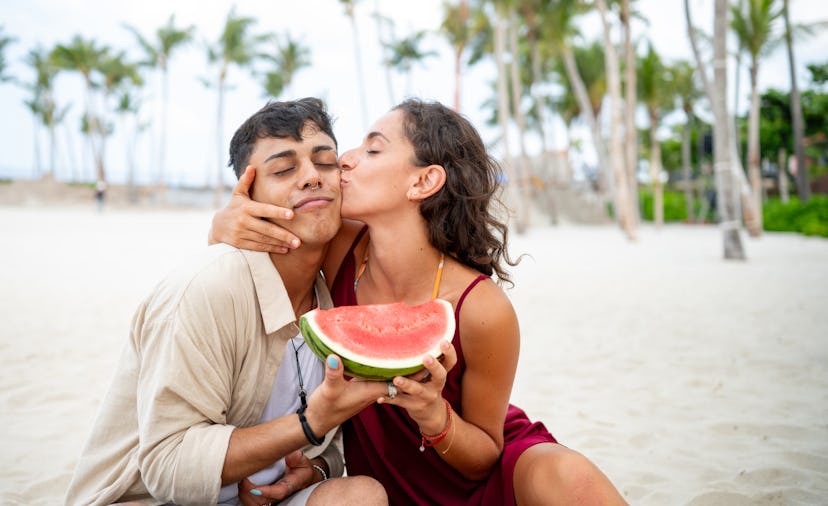 Here’s a kiss on the cheek.