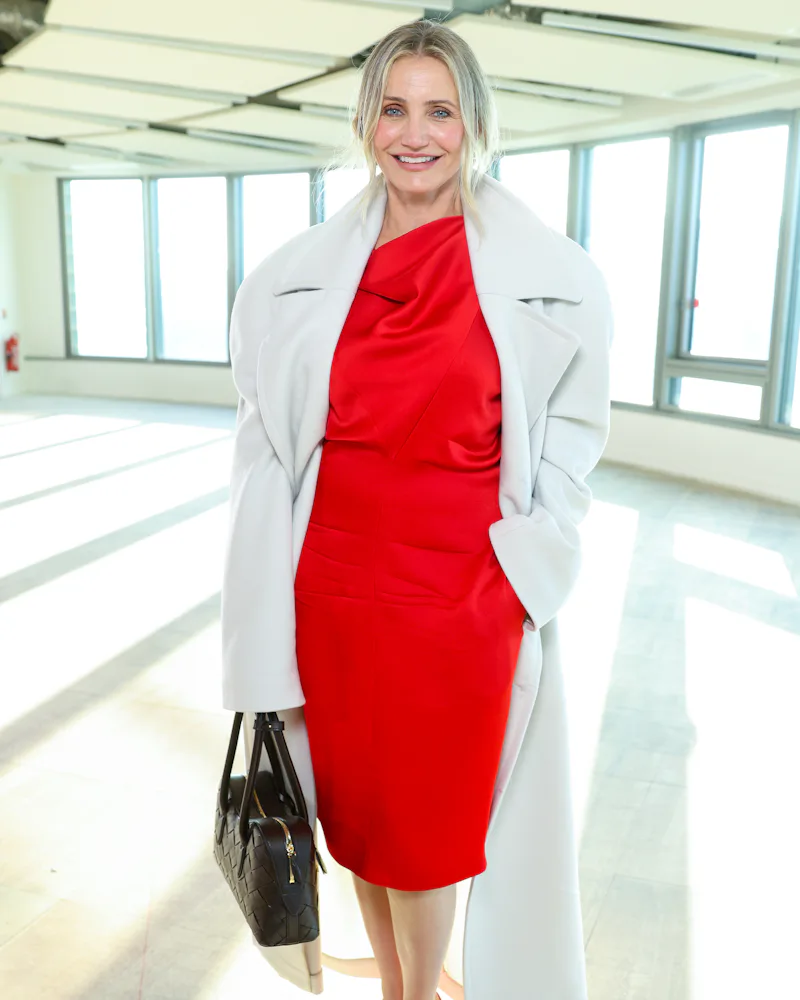 Cameron Diaz's Asymmetrical Red Dress Lit Up The Stella McCartney Fall 2025 Show Cameron Diaz's Asymmetrical Red Dress Lit Up The Stella McCartney Fall 2025 Show