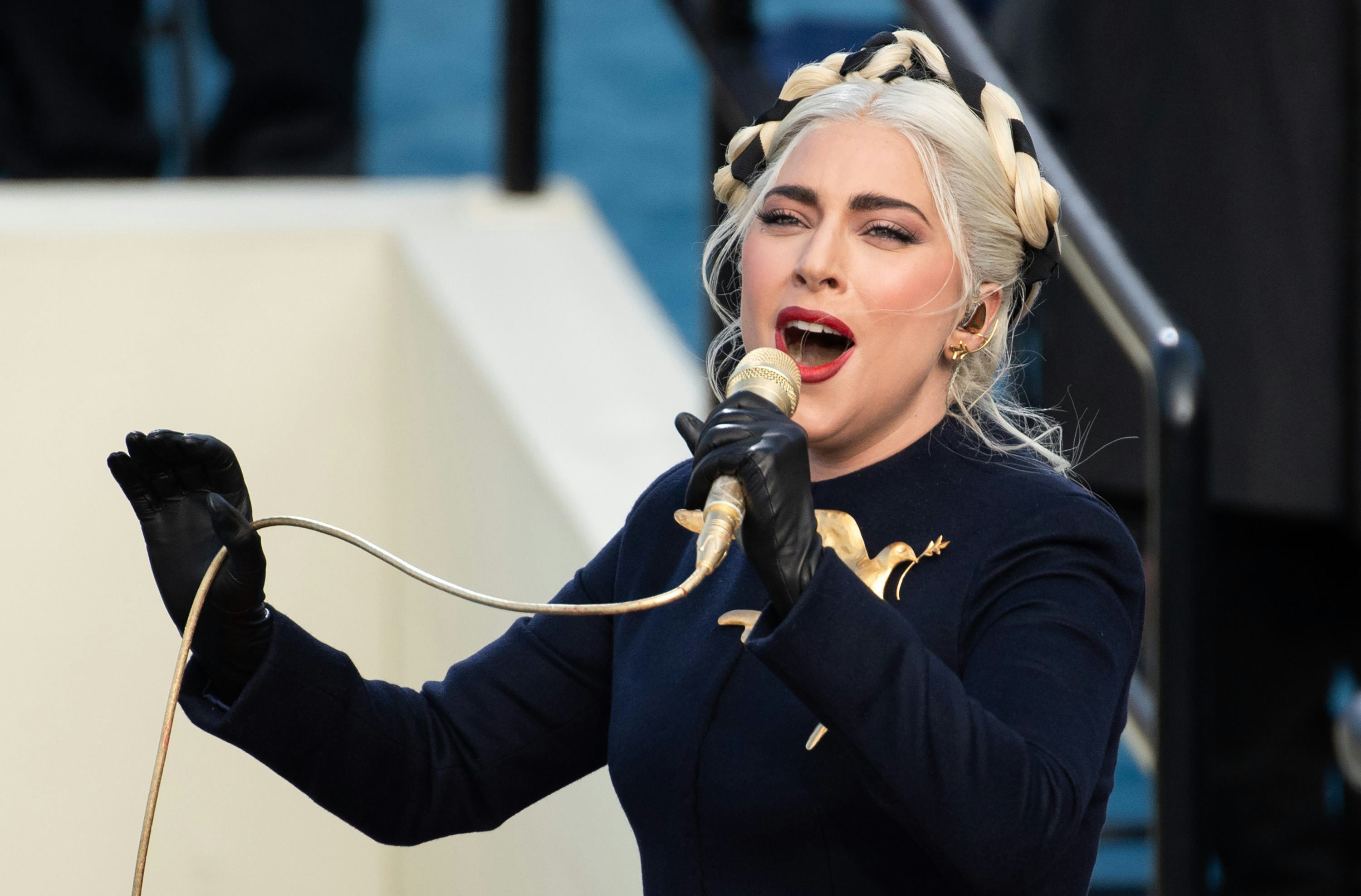 Lady Gaga sings at Joe Biden&rsquo;s Presidential Inauguration in 2021