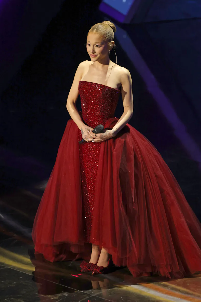 Ariana Grande's Secret Oscars Dress Is From the Fendi Archives Ariana Grande's Secret Oscars Dress Is From the Fendi Archives