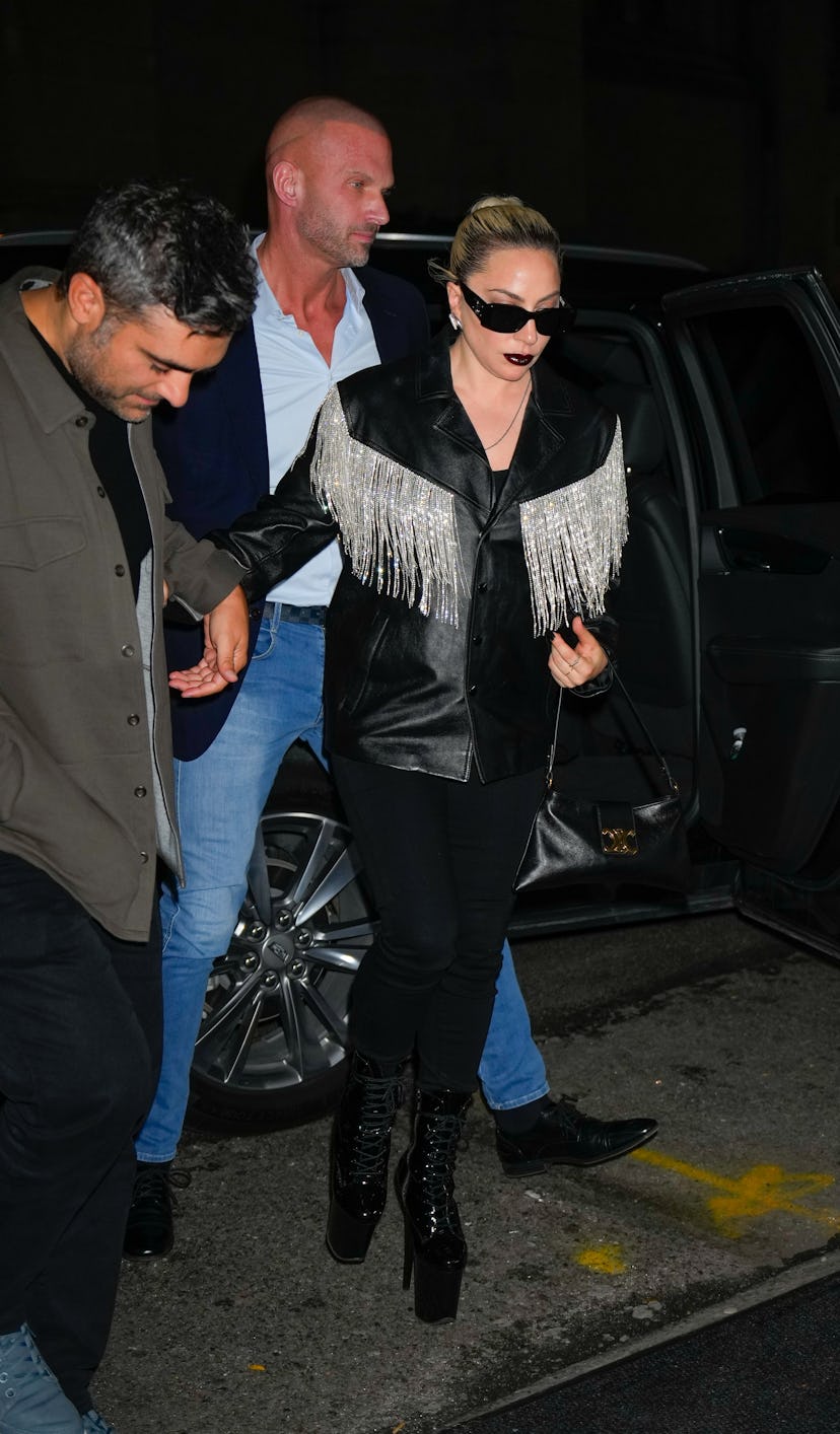 Нью -Йорк, Нью -Йорк - 22 октября: Lady Gaga и Michael Polansky посещают SNL Afterparty 22 октября.
