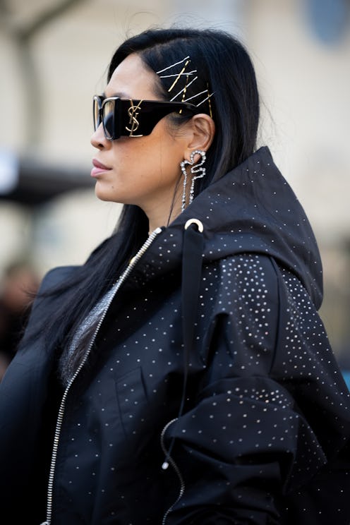 Side Part Hairstyles Paris Fashion Week Fall/Winter 2025