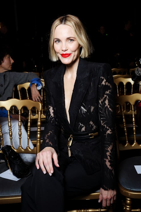 Leslie Bibb Balmain Womenswear Fall/Winter 2025-2026 Paris Fashion Week