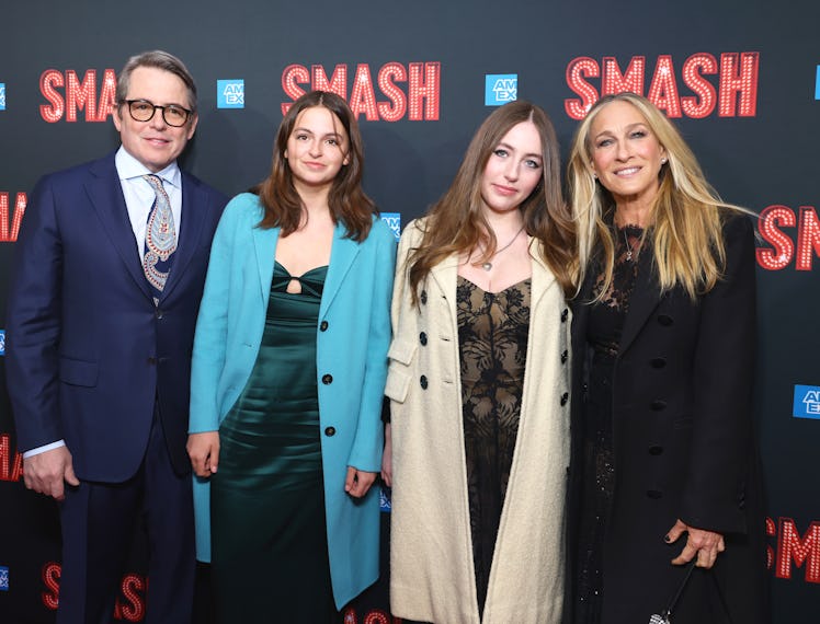 Matthew Broderick, Tabitha Hodge Broderick, Marion Loretta Elwell Broderick, Sarah Jessica Parker at...