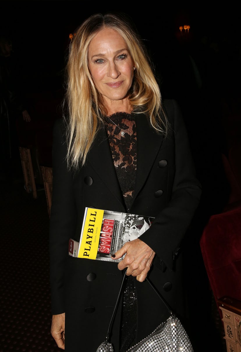 Sarah Jessica Parker wore a see-through lace dress.