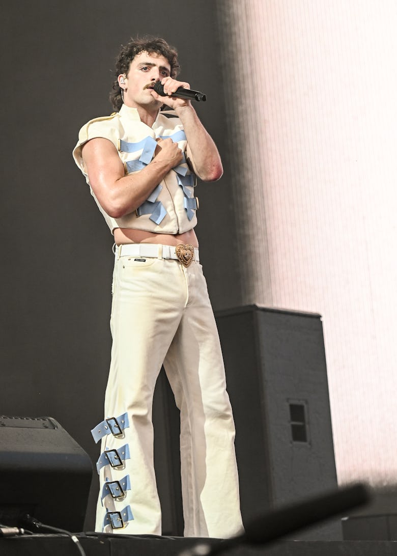 Benson Boone performs at the 2025 Coachella Valley Music And Arts Festival