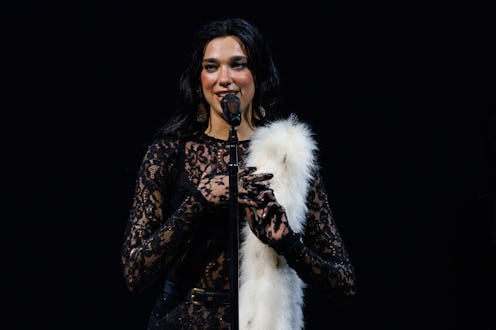 AUCKLAND, NEW ZEALAND - APRIL 04: Dua Lipa performs during her Radical Optimism Tour at Spark Arena ...