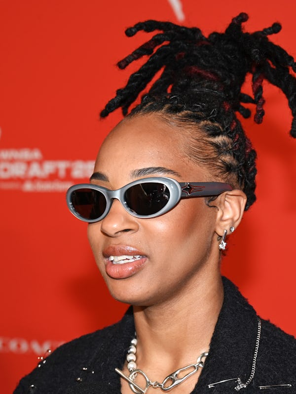 Aziaha James at The WNBA Draft 2025 held at The Shed on April 14, 2025 in New York, New York. (Photo…