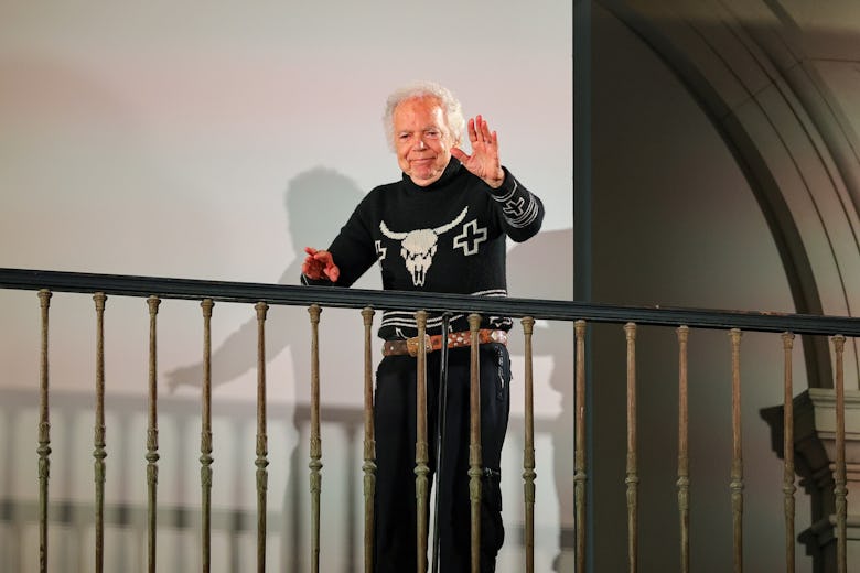 NEW YORK, NEW YORK - APRIL 17: Ralph Lauren walks the runway for the Ralph Lauren Collection Fall 20...