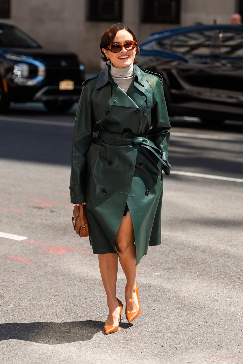 Chase Sui Wonders attends the Ralph Lauren Fashion Show in Tribeca on April 17, 2025 in New York Cit…