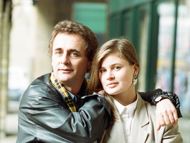 Dr Who, Sylvester McCoy with his assistant Ace alias Sophie Aldred during a BBC photocall to promote...