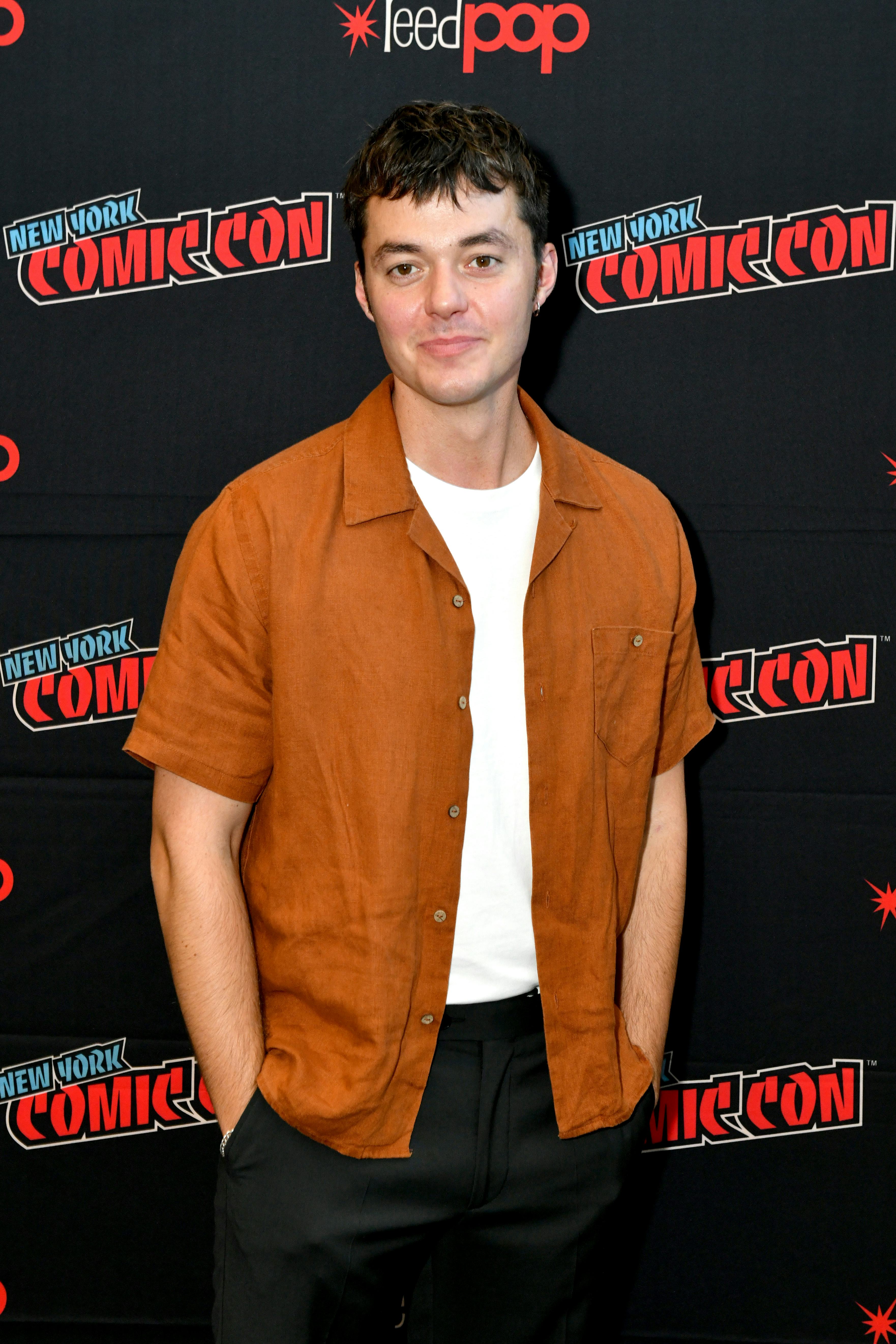 NEW YORK, NEW YORK - OCTOBER 06: Jack Bannon attends the Pennyworth panel during New York Comic Con &hellip;