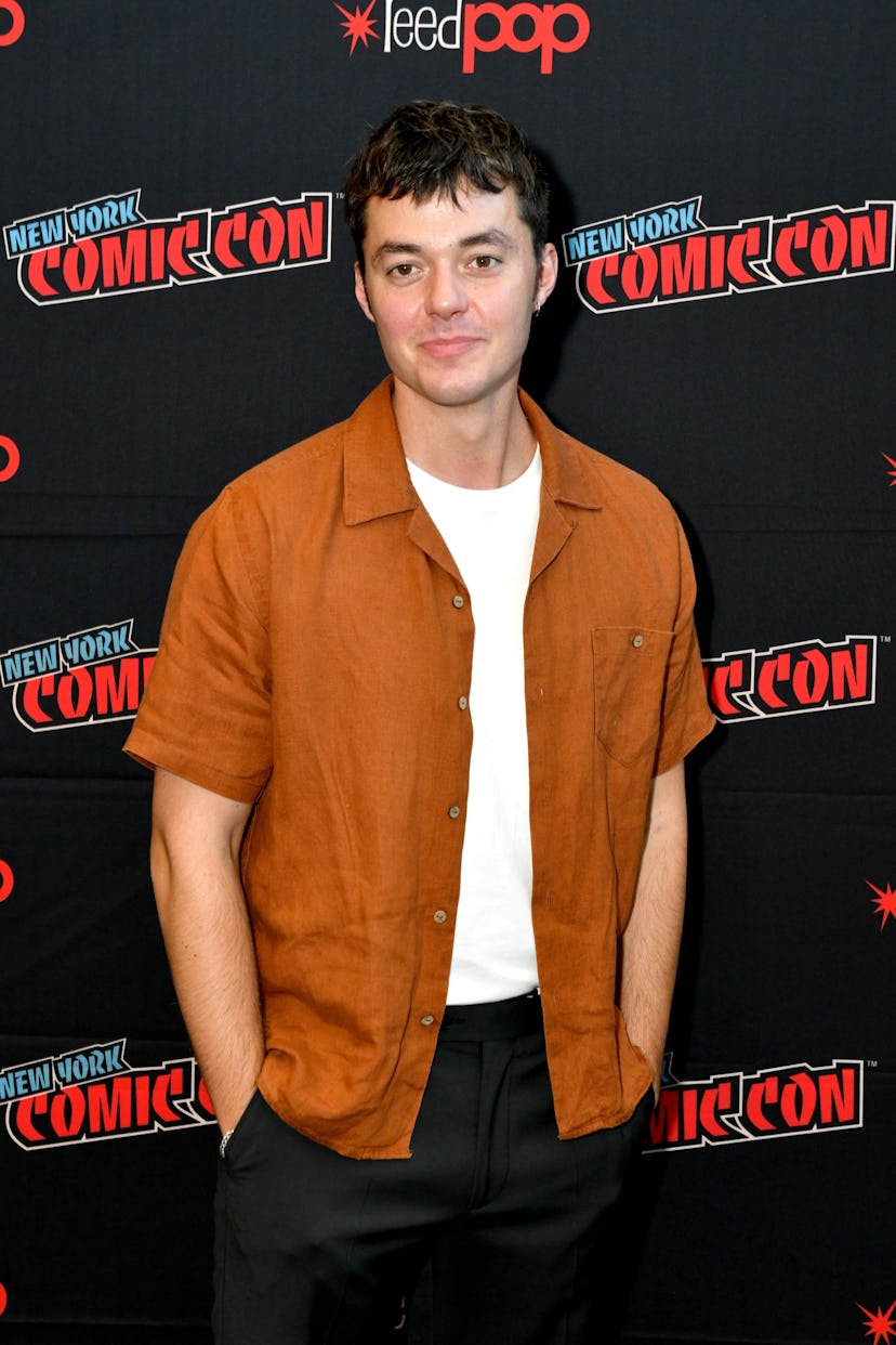 NEW YORK, NEW YORK - OCTOBER 06: Jack Bannon attends the Pennyworth panel during New York Comic Con …