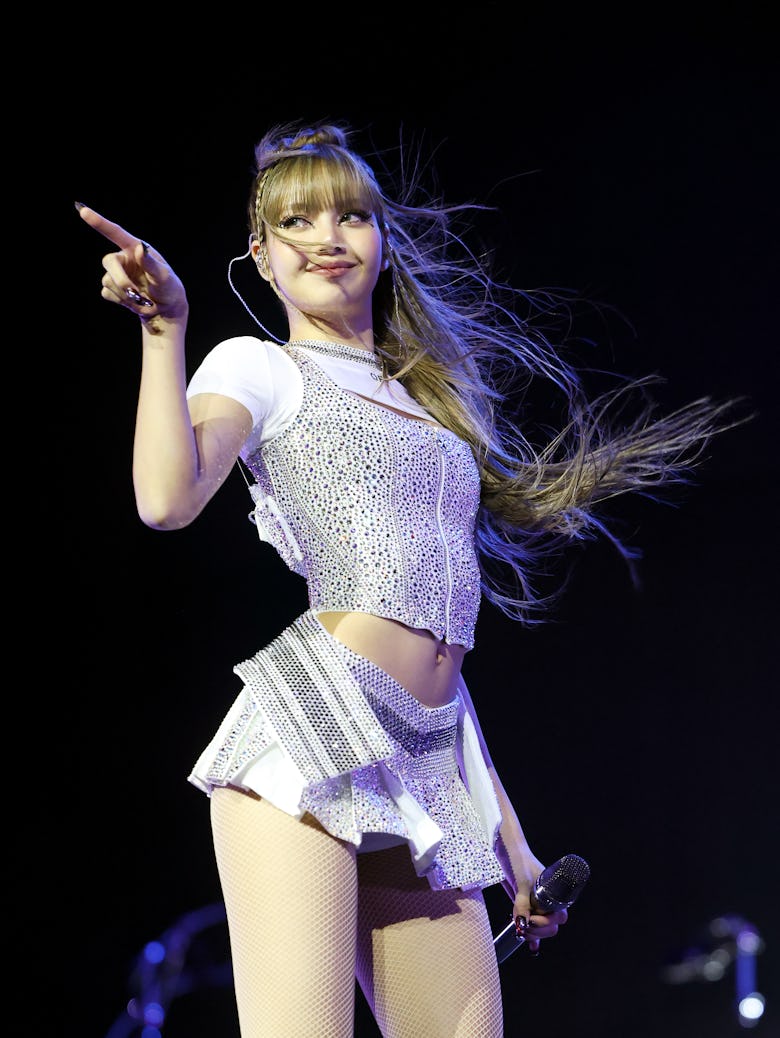 Lisa performs at Sahara Tent during the 2025 Coachella Valley Music and Arts Festival