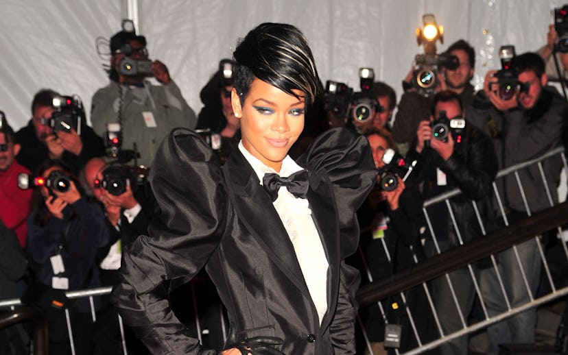 NEW YORK CITY, NY - MAY 4: Rihanna attends THE COSTUME INSTITUTE GALA: "The Model As Muse" with Hono...