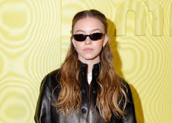 Sydney Sweeney at the Miu Miu Fall RTW 2025 fashion show as part of Paris Fashion Week held at Palai…
