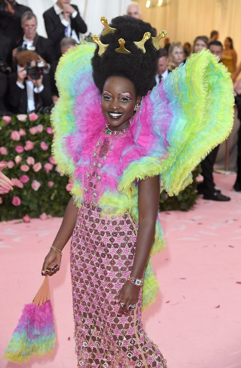 Lupita Nyong'o arrives for the 2019 Met Gala celebrating Camp: Notes on Fashion at The Metropolitan ...