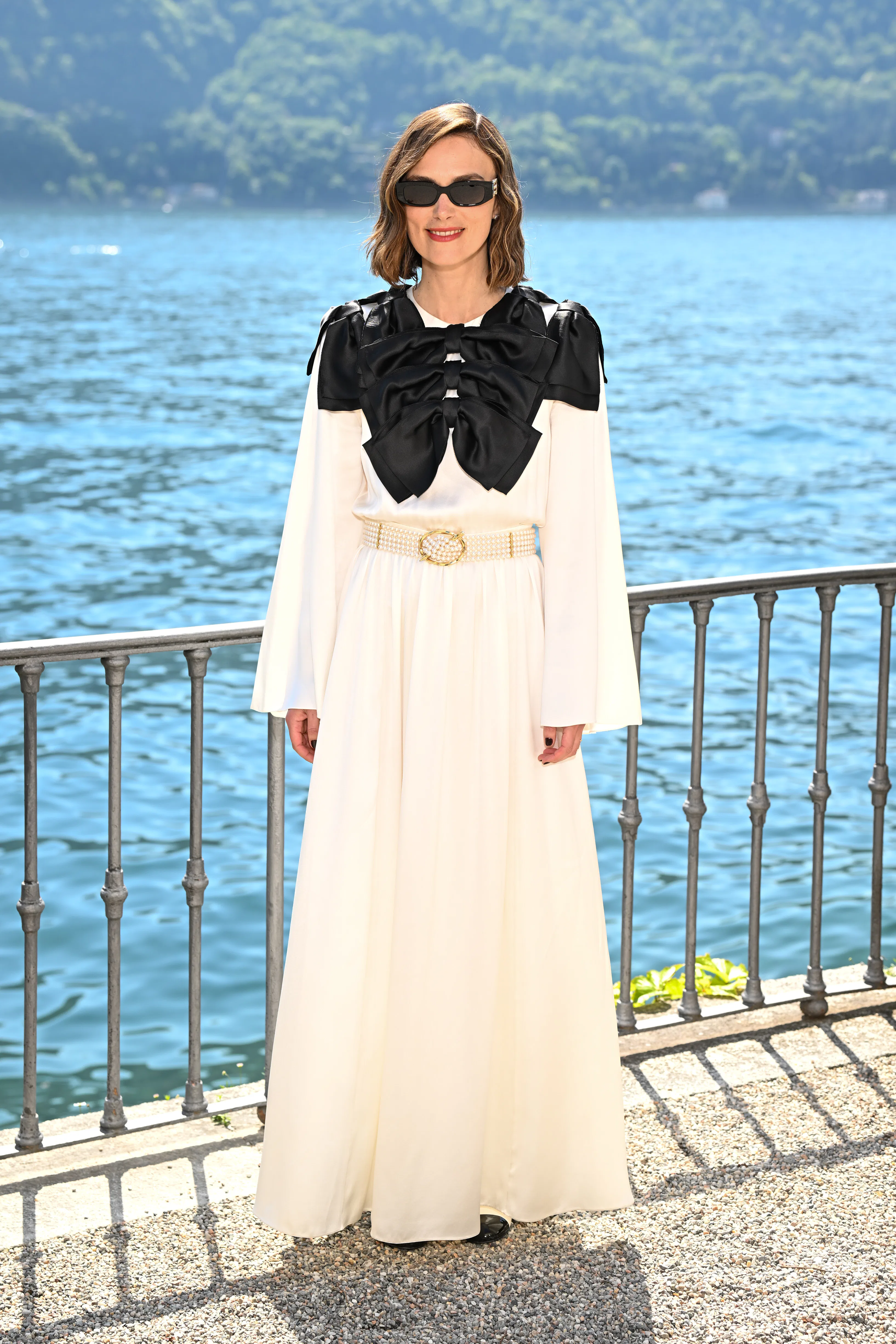 Keira Knightley's Spring Sundress Is Dripping in Bows and Pearls